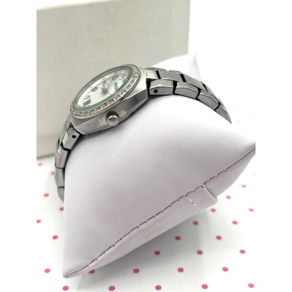 Fossil Women's Colleague Quartz Stainless Steel Three-Hand Watch AM4141 Working - Picture 4 of 16
